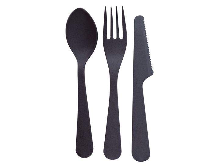 Point-Virgule PLA set di posate - Dark Grey