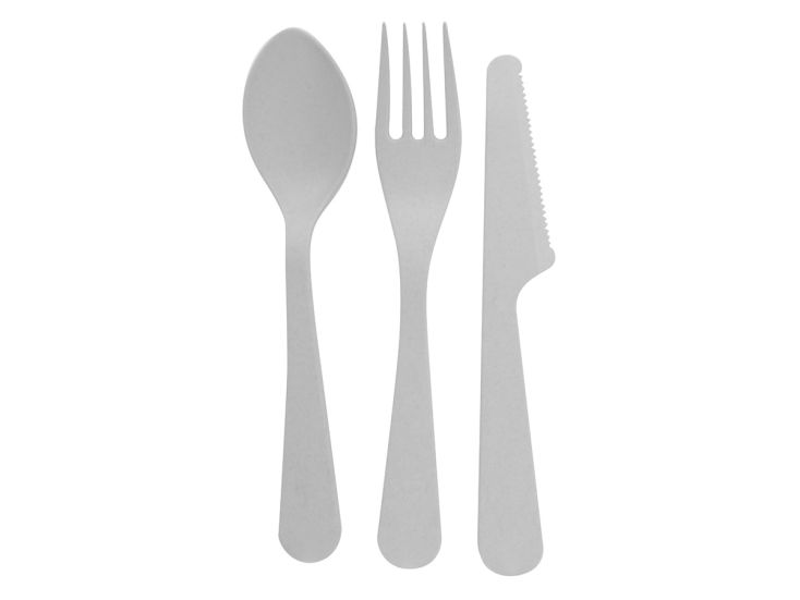 Point-Virgule PLA set di posate - Light Grey