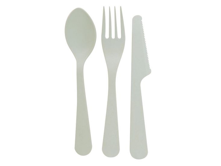 Point-Virgule PLA set di posate - Light Green
