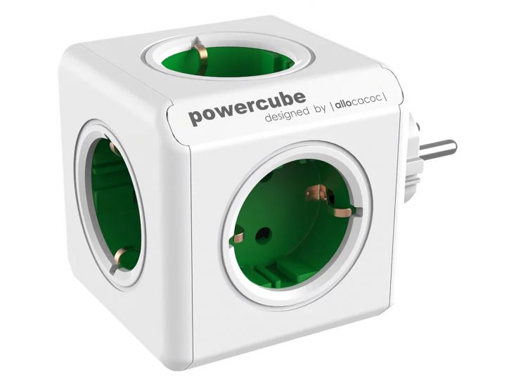 PowerCube Original multipresa cubica verde