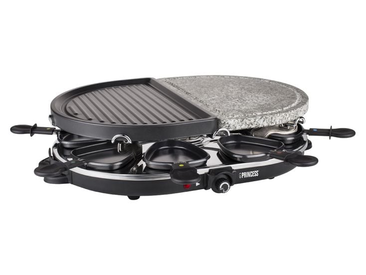Princess Raclette 8 Oval Stone & Grill Party