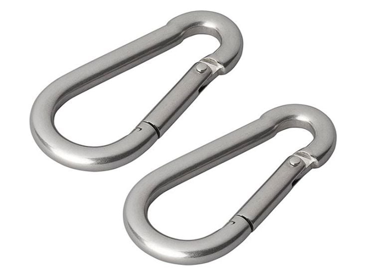ProPlus moschettoni inox 80 mm