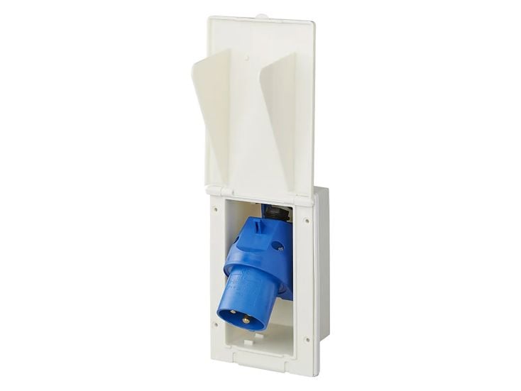 ProPlus presa da parete CEE rettangolare - White