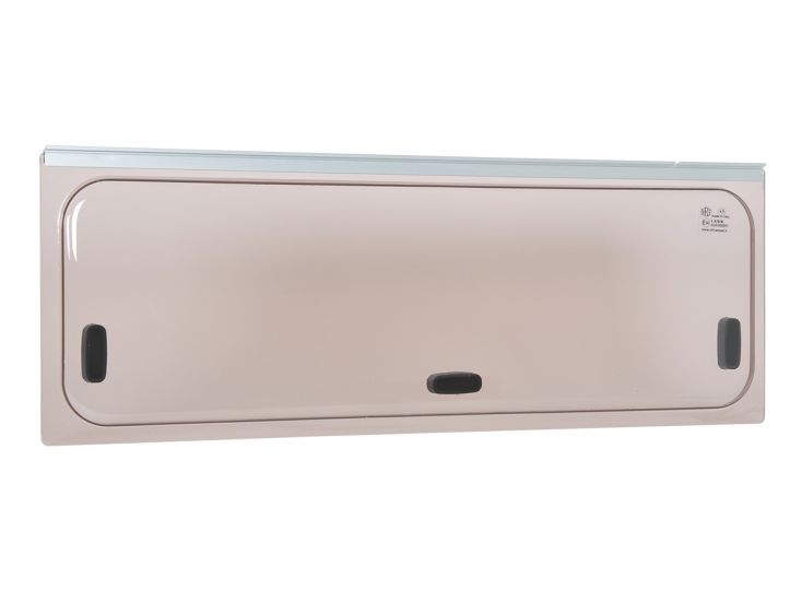Obelink finestra a compasso con doppio vetro 145 x 60 - bronzo