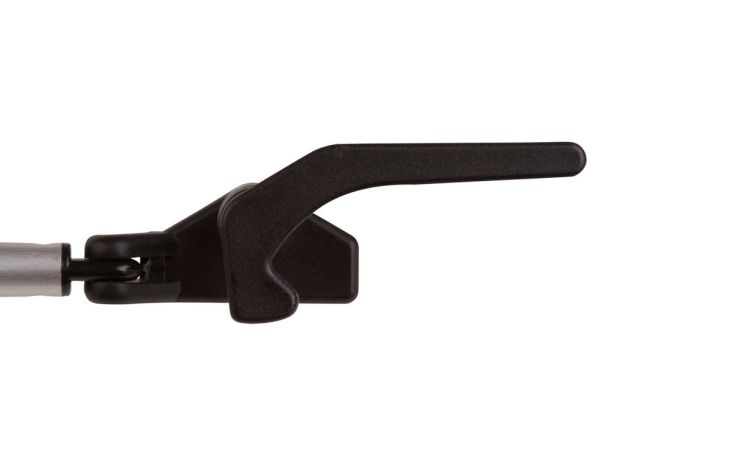 Braccetto finestra fissaggio Polyfix 14 cm con manopola - sinistra