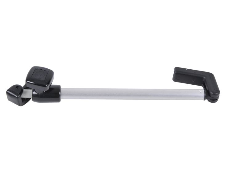 Braccetto finestra fissaggio Polyfix 14 cm con manopola - sinistra