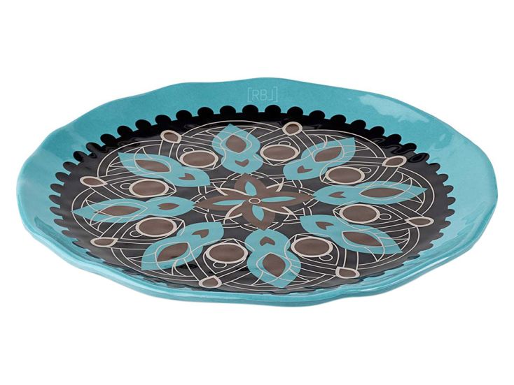 Rebel Outdoor piatto blu