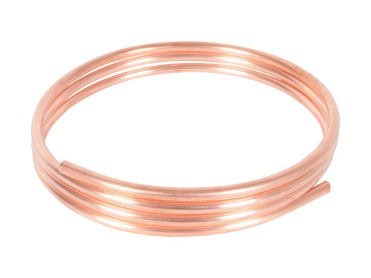 Obelink tubo gas in rame 8 mm - 2 m