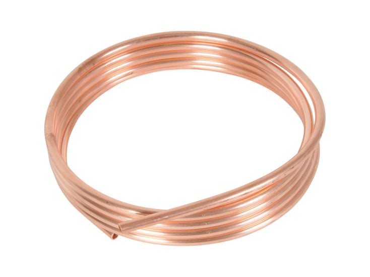Obelink tubo gas in rame 8 mm - 3 m
