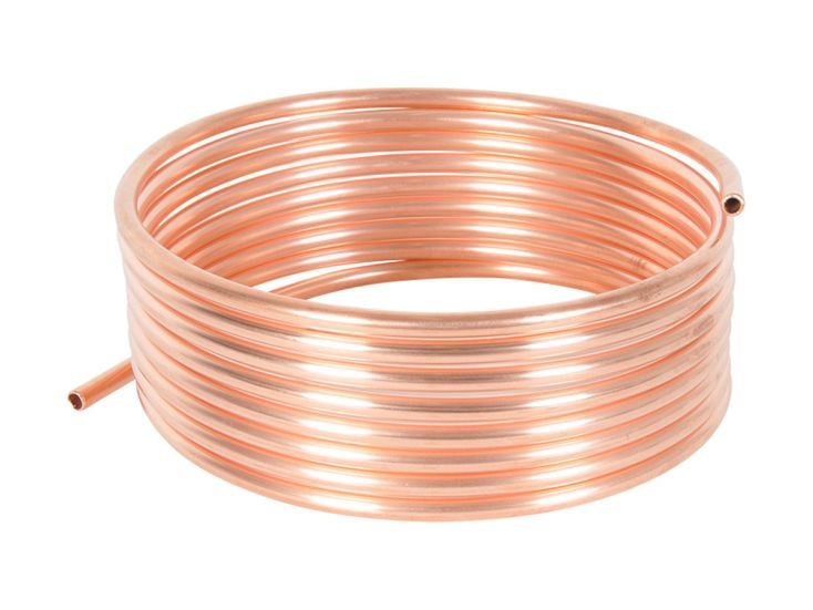 Obelink tubo gas in rame 8 mm - 5 m