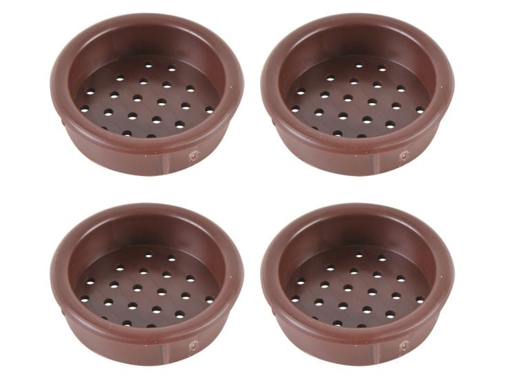 Rosette di ventilazione da incasso - Brown