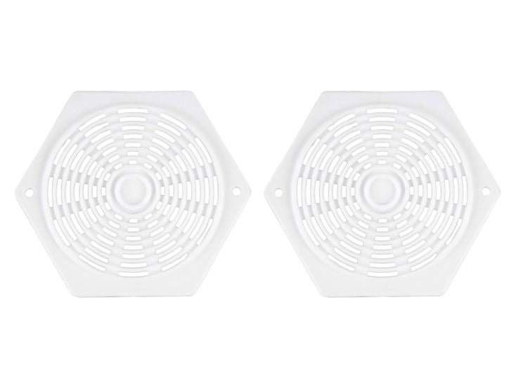 Griglie di ventilazione esagonali - White