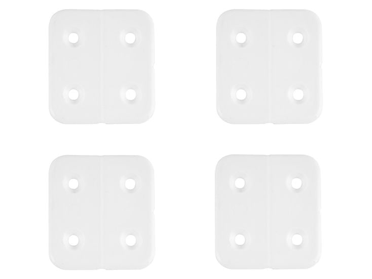 Cerniere in materiale sintetico - White