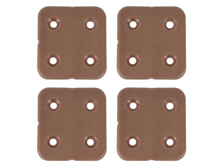Cerniere in materiale sintetico - Brown