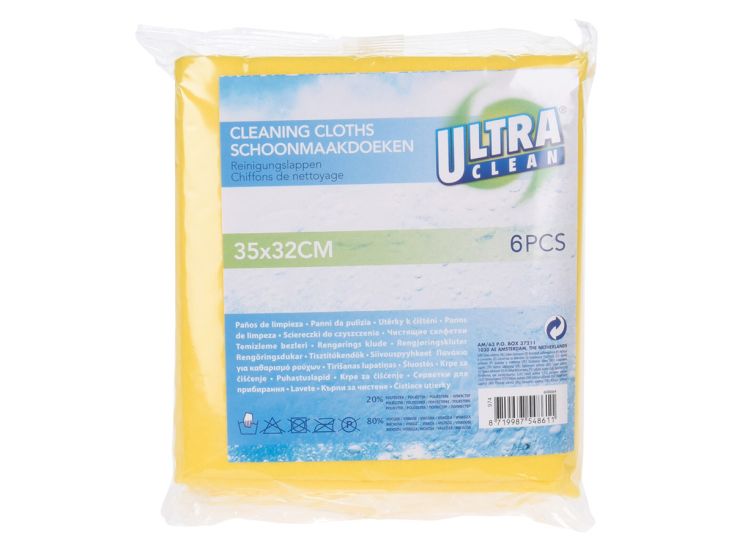 UltraClean set di 6 panni per la pulizia
