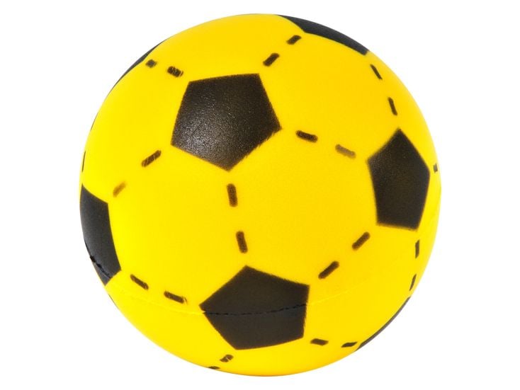 Pallone giallo in gommapiuma