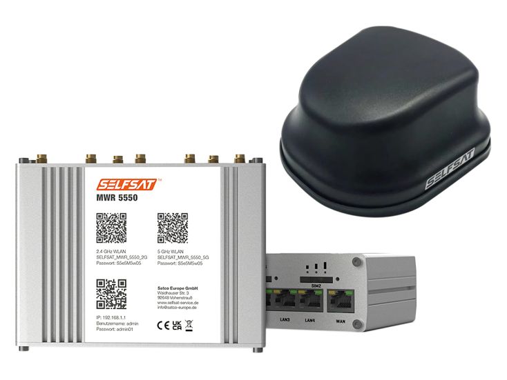 Selfsat MWR 5550 router internet