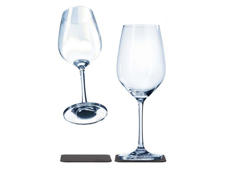 Silwy bicchieri magnetici da vino in cristallo