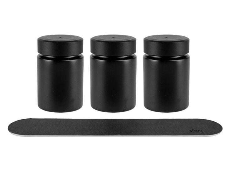 Silwy portaspezie magnetici set di 3 - Black