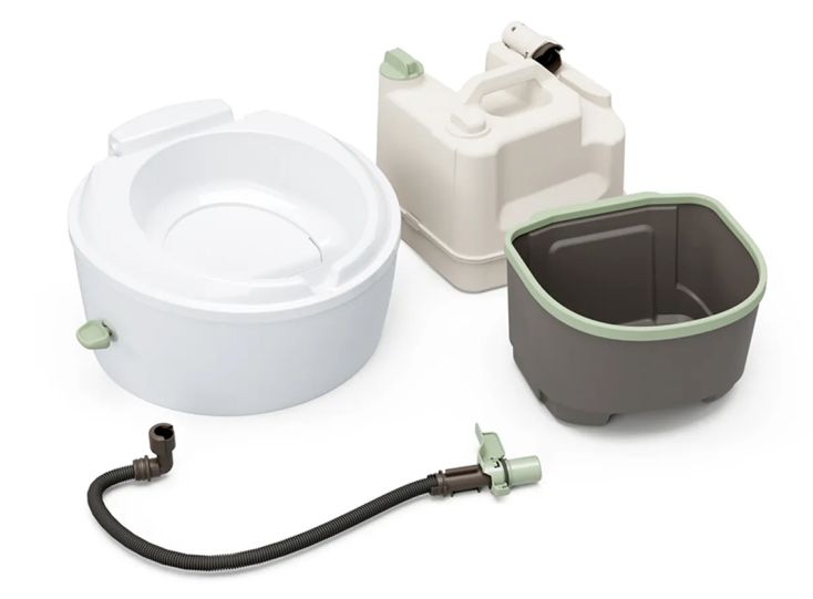 Thetford kit di conversione in ceramica da toilette chimica a toilette a separazione - C260