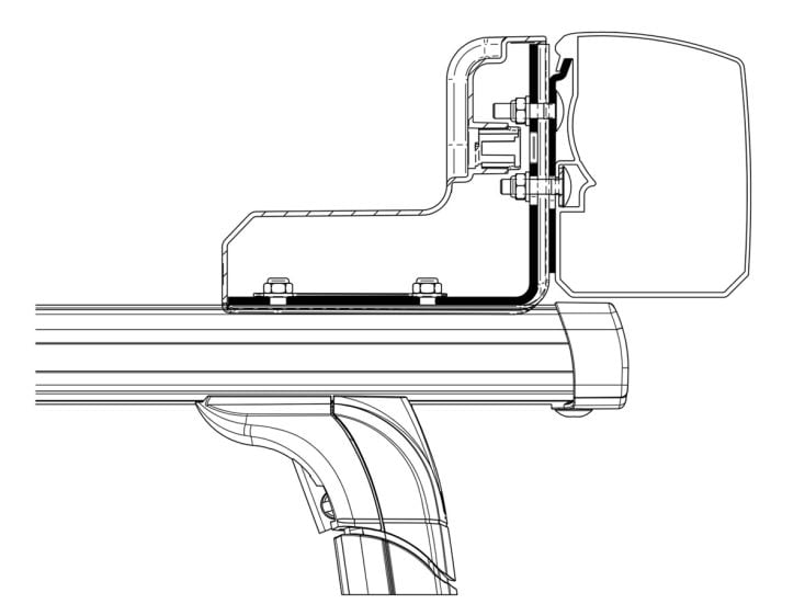 Thule adattatore 3200 Roof Rack