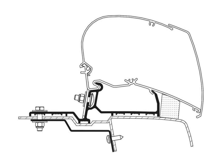 Thule adattatore Master - Movano > 2010 Thule adattatore Master - Movano > 2010