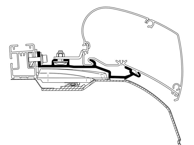 Thule adattatore Roof Rack Ducato L2H2