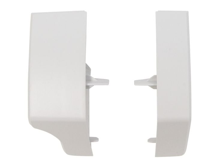 Thule Omnistor set tappi terminali profilo anteriore 5200 bianco
