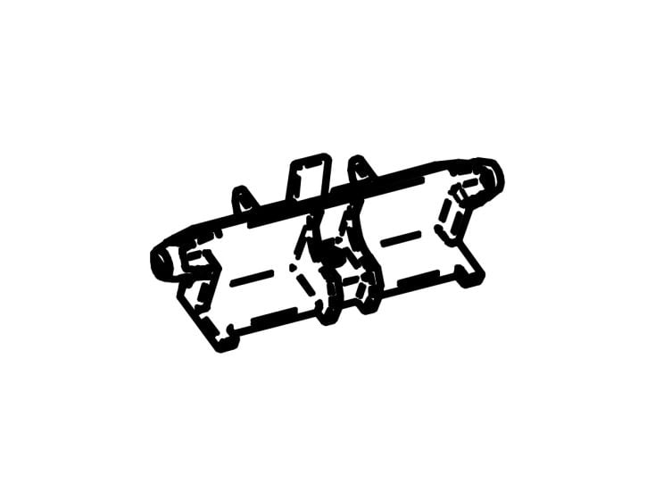 Thule Omnistor supporto centrale di bloccaggio gambe 6300