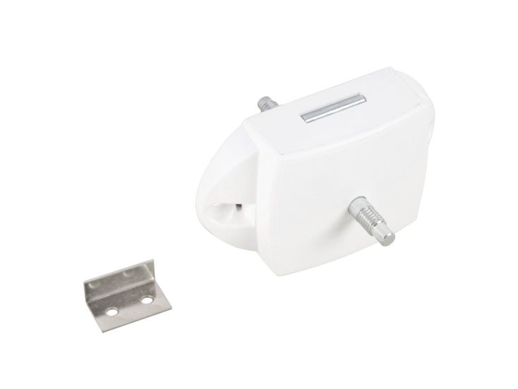 Serratura a pulsante per toilette