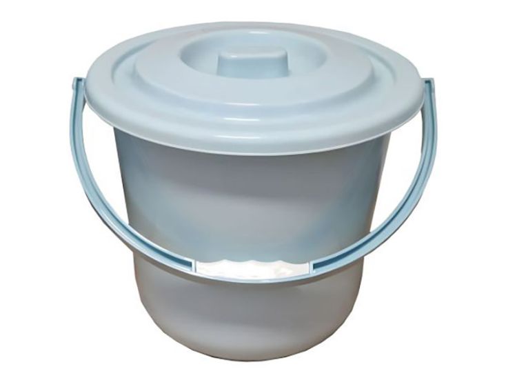 WC a secchio con coperchio - 6,5 l