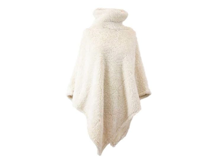 Unique Living Dara poncho - Dove White