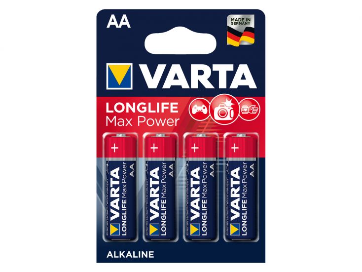 Varta Longlife Max Power AA 4 batterie