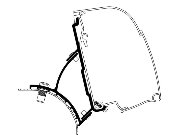 Thule adattatore 4200 VW T5/T6 Thule adattatore 4200 VW T5/T6