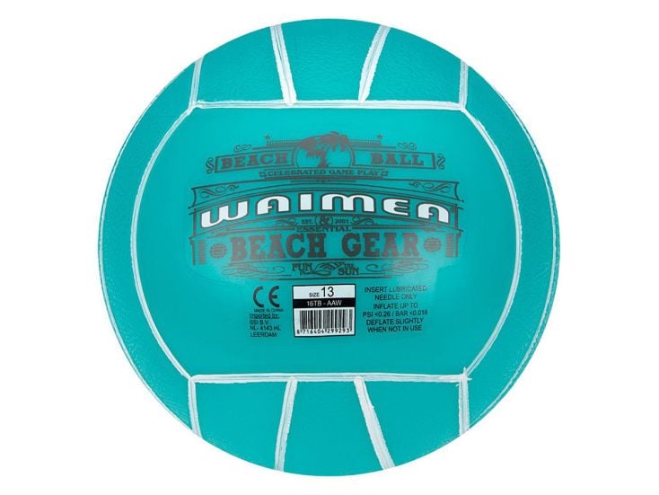 Waimea pallone da spiaggia in PVC 13 cm - Aqua blue