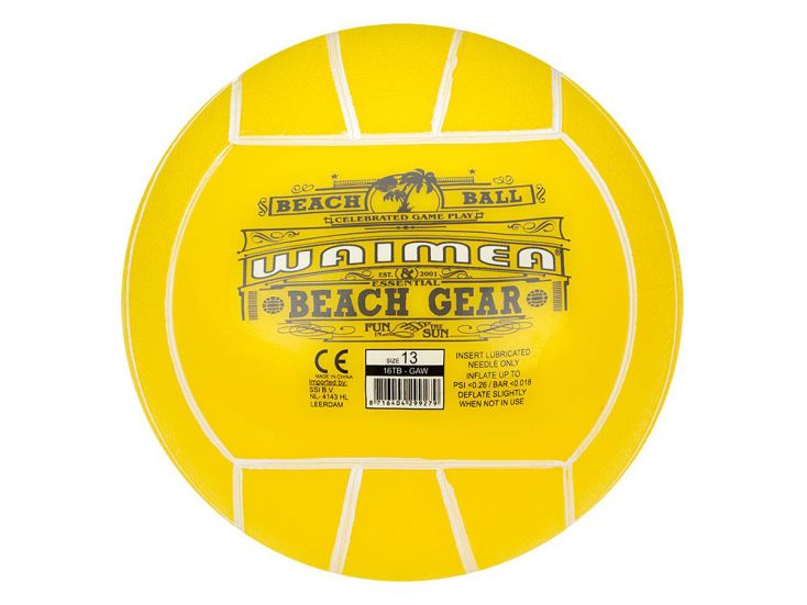 Waimea pallone da spiaggia in PVC 13 cm - Yellow