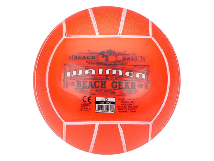 Waimea pallone da spiaggia in PVC 13 cm - Orange