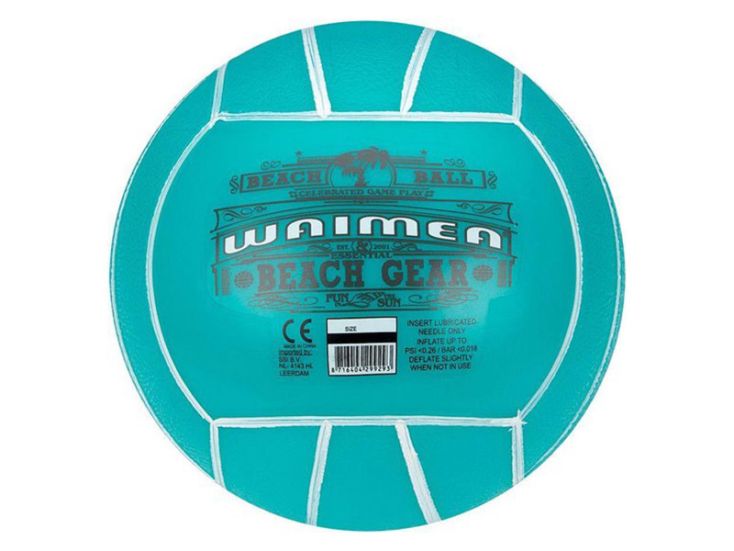 Waimea pallone da spiaggia in PVC 21 cm - Aqua blue