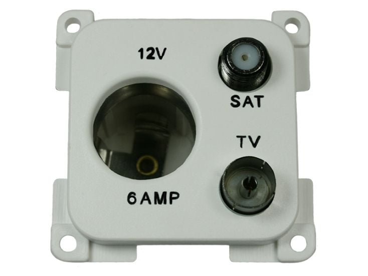 Haba C-line presa a muro multipla - White