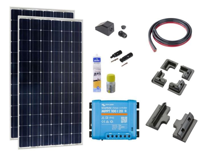 Victron 2 x 185 W set pannelli fotovoltaici