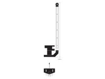 Obelink braccetto finestra sistema click-clack con maniglia 27,8 cm - destra thumbnail