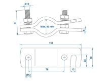 ProPlus fascetta di sicurezza con fessura thumbnail