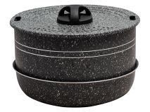 Set Pentole Da Campeggio Beaver Brand Dolomia Plus - 10 Pezzi In Alluminio Grigio Granito - Foto 2