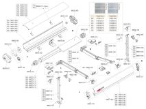 Fiamma terminale sinistro profilo anteriore F65S - white thumbnail