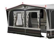 Obelink Solar taglia 11 (236 - 246 cm) tendalino per veranda thumbnail