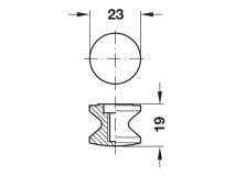 Obelink pulsante push-lock - Silver thumbnail