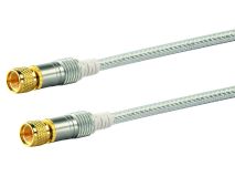 Schwaiger White cavo satellitare con connettore F - 5 metri thumbnail