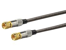 Schwaiger Black cavo satellitare con connettore F - 5 metri thumbnail