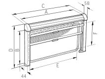 Dometic White Seitz Rastrollo 3000 - 126 x 71 cm thumbnail