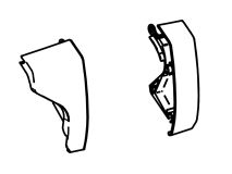 Thule Omnistor set tappi terminali profilo anteriore 6300 antracite thumbnail